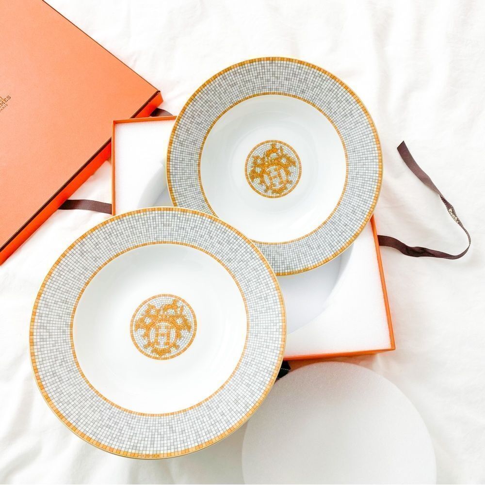 NWT Hermes Mosaique 24 soup plate - Picture 3 of 10